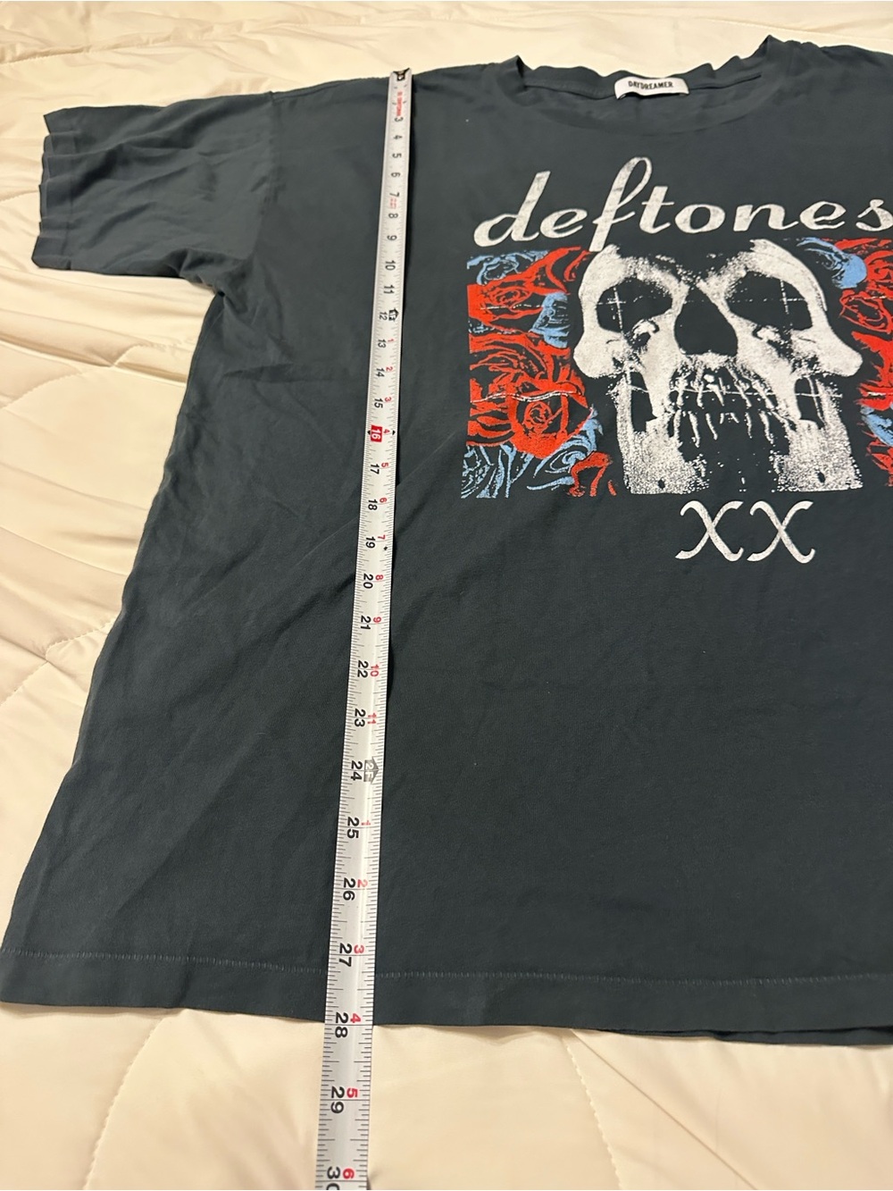 Daydreamer Deftones 20th Anniversary Graphic Skull Tee - Black - Size XL - Picture 10 of 10